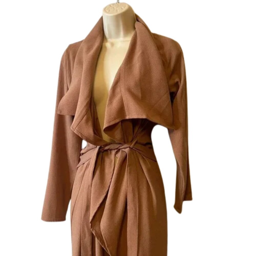 Light Fall Wrap Coat (S) - image 1